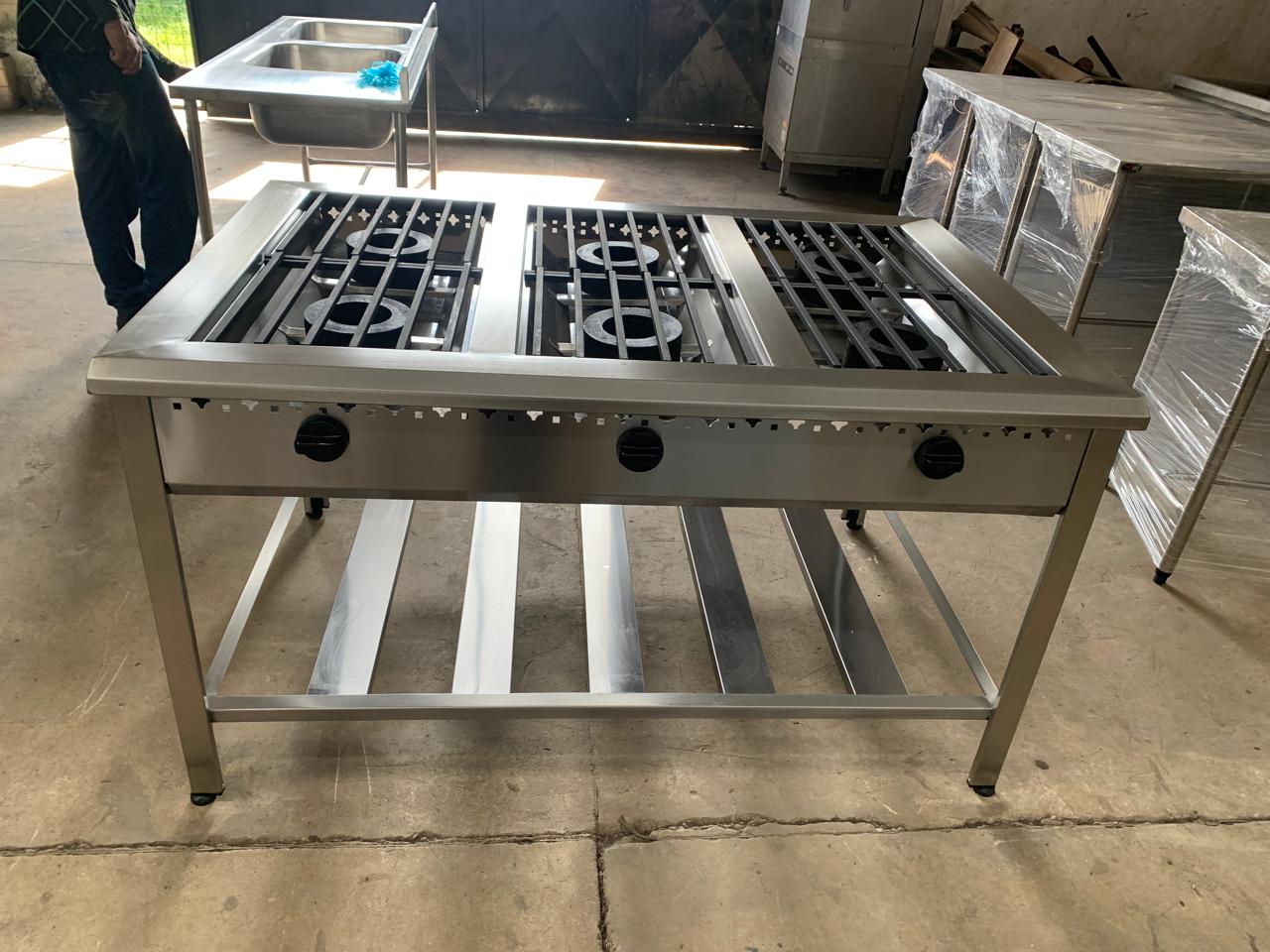 FOGÃO 06 BOCAS 40X 40